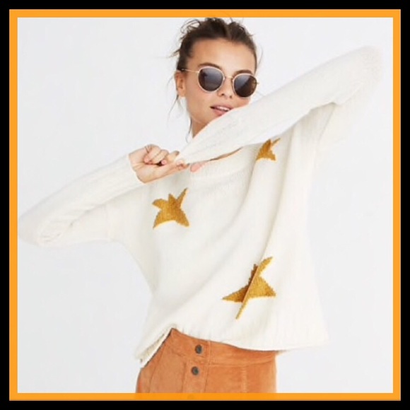 Madewell Sweaters - Madewell Merino Wool Star Sweater XS